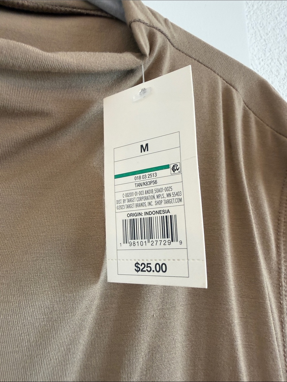 Never worn! Sleeveless Olive/Taupe Maxi Dress - Picture 2 of 5